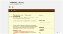 Desktop Screenshot of comendoporai.wordpress.com