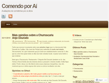 Tablet Screenshot of comendoporai.wordpress.com