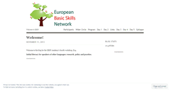 Desktop Screenshot of europeanbasicskillsnetwork.wordpress.com