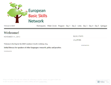 Tablet Screenshot of europeanbasicskillsnetwork.wordpress.com