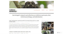 Desktop Screenshot of cariocamarmoset1.wordpress.com