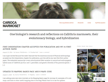 Tablet Screenshot of cariocamarmoset1.wordpress.com