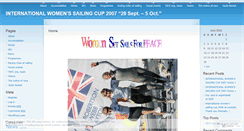 Desktop Screenshot of internationalwomensailingcup.wordpress.com