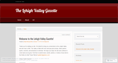 Desktop Screenshot of lehighvalleygazette.wordpress.com