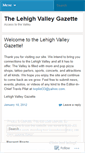 Mobile Screenshot of lehighvalleygazette.wordpress.com