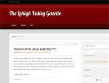 Tablet Screenshot of lehighvalleygazette.wordpress.com