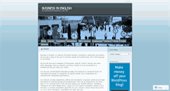 Desktop Screenshot of businessinenglish.wordpress.com