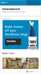 Mobile Screenshot of cheeseboard.wordpress.com