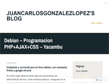 Tablet Screenshot of juancarlosgonzalezlopez.wordpress.com