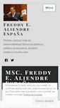 Mobile Screenshot of freddyaliendre.wordpress.com