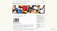 Desktop Screenshot of drogodependencia.wordpress.com