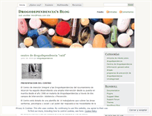 Tablet Screenshot of drogodependencia.wordpress.com