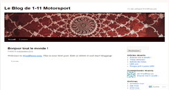 Desktop Screenshot of 111motorsport.wordpress.com