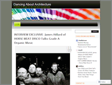 Tablet Screenshot of danceaboutarc.wordpress.com