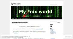 Desktop Screenshot of mynixworld.wordpress.com