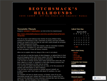 Tablet Screenshot of beotchsmack.wordpress.com