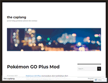 Tablet Screenshot of caplang.wordpress.com