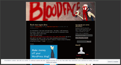 Desktop Screenshot of bloodfacecomics.wordpress.com