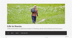 Desktop Screenshot of lifeinrussia.wordpress.com
