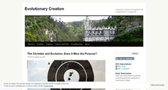 Desktop Screenshot of evolutionarycreation.wordpress.com