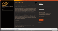 Desktop Screenshot of oooobaby.wordpress.com