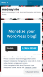 Mobile Screenshot of madsuyinfo.wordpress.com