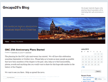 Tablet Screenshot of gncapa25.wordpress.com
