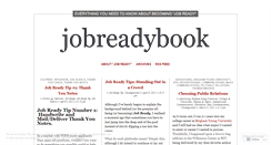 Desktop Screenshot of jobreadybook.wordpress.com