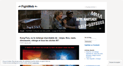 Desktop Screenshot of fightweb.wordpress.com
