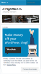 Mobile Screenshot of fightweb.wordpress.com