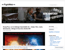 Tablet Screenshot of fightweb.wordpress.com