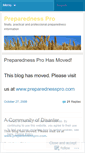 Mobile Screenshot of preparednesspro.wordpress.com