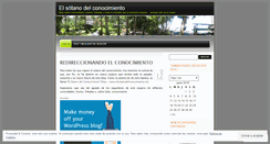 Desktop Screenshot of elsotanodelconocimiento.wordpress.com