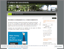 Tablet Screenshot of elsotanodelconocimiento.wordpress.com