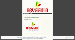 Desktop Screenshot of etiopiski.wordpress.com