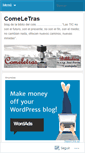 Mobile Screenshot of comeletras1.wordpress.com