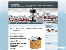 Tablet Screenshot of comeletras1.wordpress.com