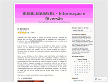 Tablet Screenshot of bubblegumers.wordpress.com