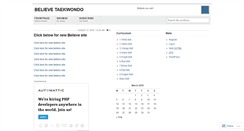Desktop Screenshot of believetkd.wordpress.com