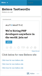 Mobile Screenshot of believetkd.wordpress.com