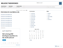 Tablet Screenshot of believetkd.wordpress.com