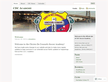 Tablet Screenshot of cdcacademy.wordpress.com
