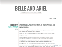 Tablet Screenshot of belleandariel.wordpress.com