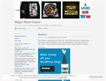 Tablet Screenshot of magicheartgenies.wordpress.com