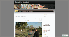Desktop Screenshot of corradodebenedictis.wordpress.com