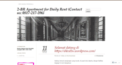Desktop Screenshot of d4vd3s.wordpress.com