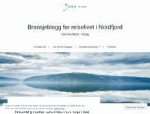 Tablet Screenshot of nordfjordbransjeblogg.wordpress.com