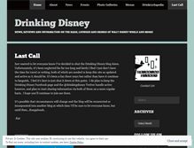 Tablet Screenshot of drinkingdisney.wordpress.com