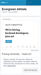 Mobile Screenshot of evergreenathlete.wordpress.com