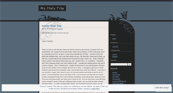 Desktop Screenshot of myitalytrip.wordpress.com